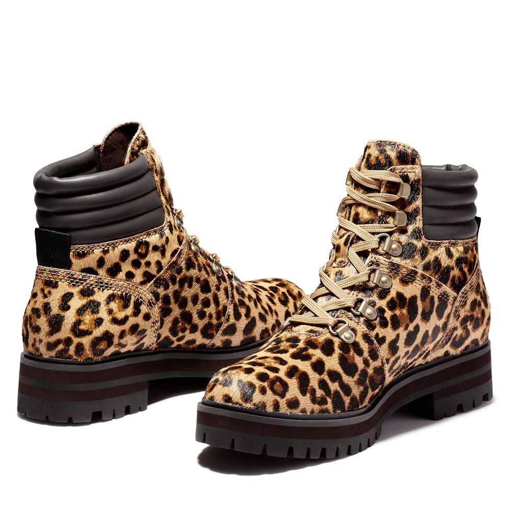 Botas Con Cordones Timberland Mujer London Square Marrones/Negras - Chile CRM-340719